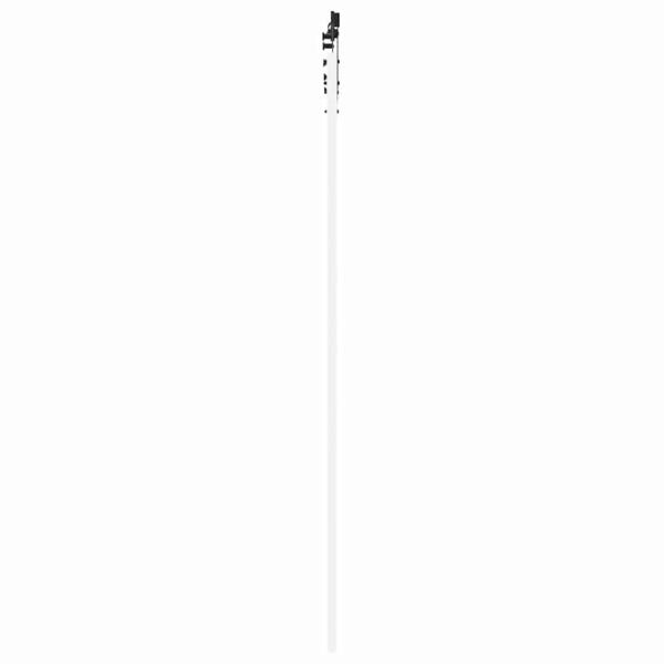 Schiebetür Weiß 93 x 232 cm Massivholz Kiefer und Glas