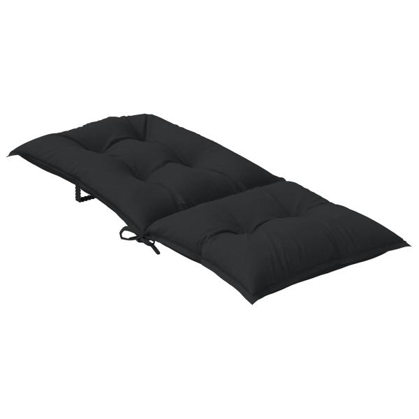 Set Hochlehner-Stuhlkissen 6 stk. Polyester Melange Schwarz
