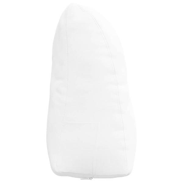 Rücken Kissen Weiß 45 x 24 x 50 cm Stoff