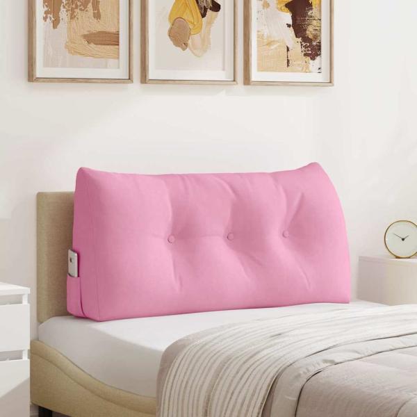 ARDEBO.de - Rücken Kissen Rosa 100 x 24 x 50 cm Stoff