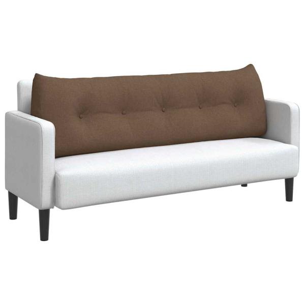 Rücken Kissen Braun 160 x 24 x 50 cm Stoff