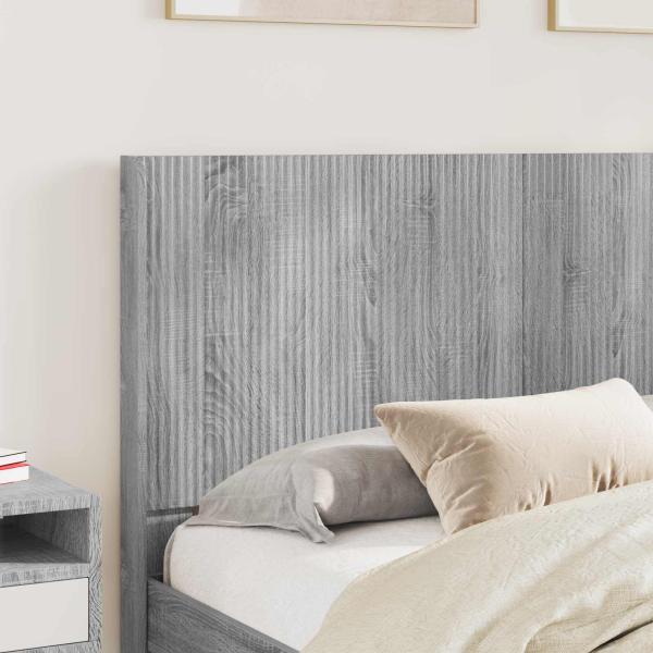 Bettgestell mit Stauraum und Kopfteil 2 Stk. Holzwerkstoff