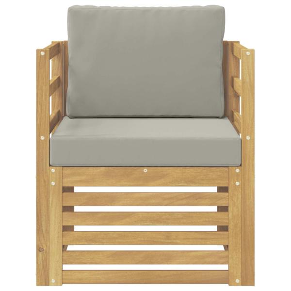 Outdoor-Sofagarnitur Polyester Weiß