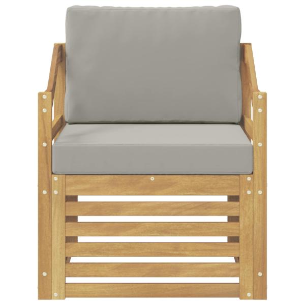 Outdoor-Sofagarnitur Polyester Weiß