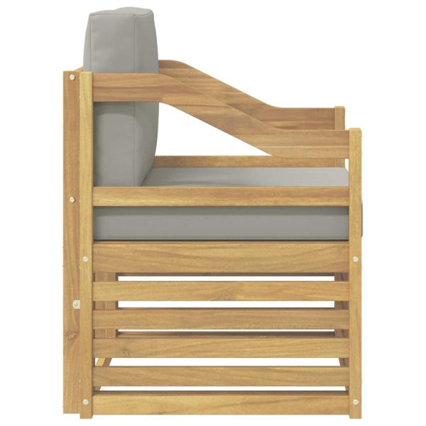 Outdoor-Sofagarnitur Polyester Weiß
