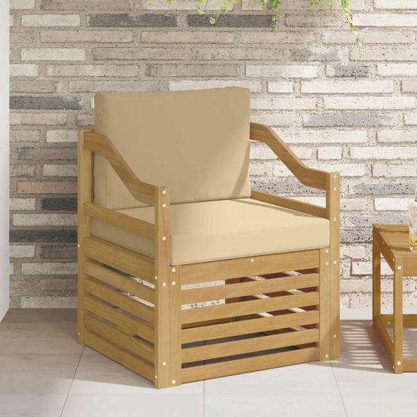 ARDEBO.de - Outdoor-Sofagarnitur Polyester Weiß