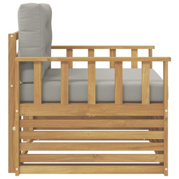 Outdoor-Sofa Polyester Weiß