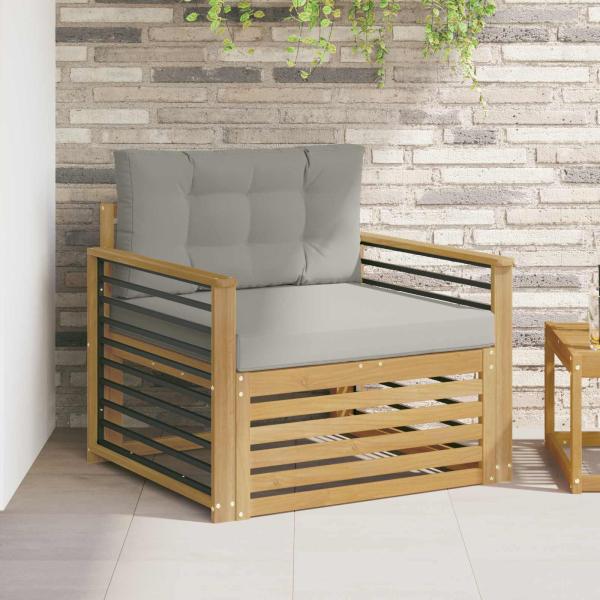 ARDEBO.de - Outdoor-Sofa Polyester Weiß