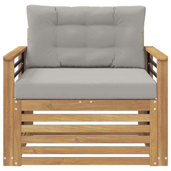 Outdoor-Sofa Polyester Weiß