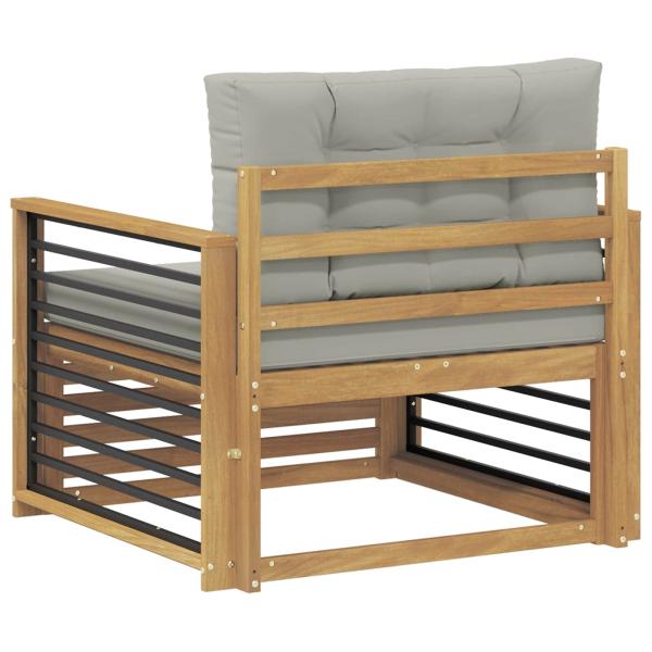 Outdoor-Sofa Polyester Weiß