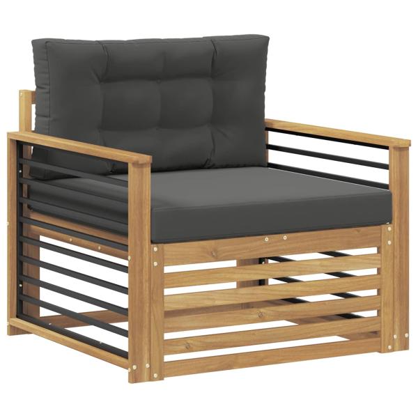 Outdoor-Sofa Polyester Weiß