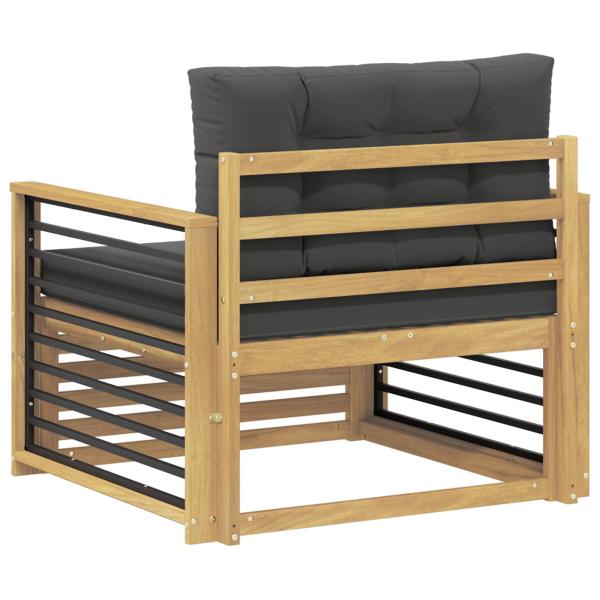 Outdoor-Sofa Polyester Weiß