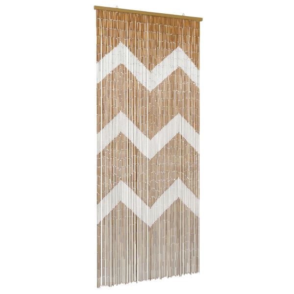 Insektentürvorhang Mehrfarbig 200 x 90 cm Bambus