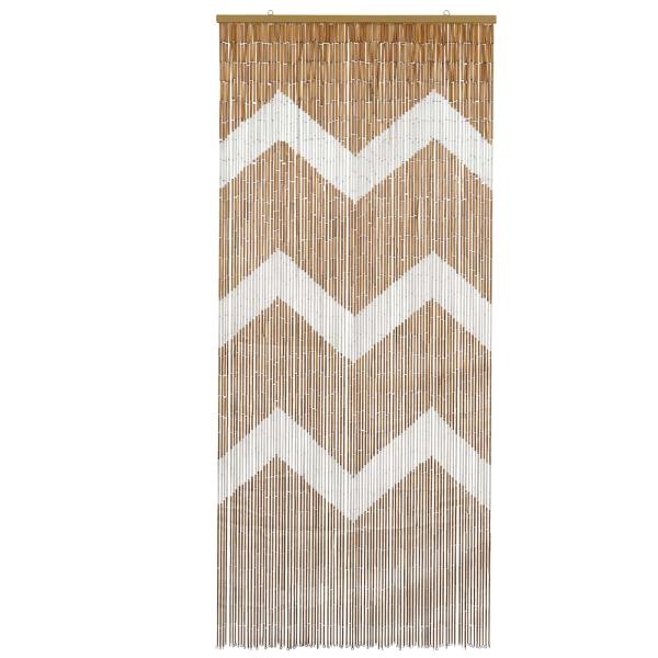 Insektentürvorhang Mehrfarbig 200 x 90 cm Bambus