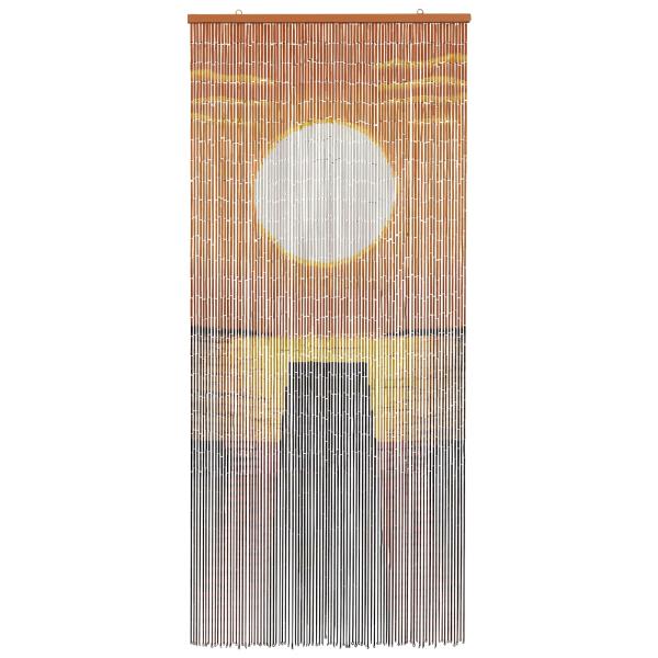 Insektentürvorhang Mehrfarbig 200 x 90 cm Bambus