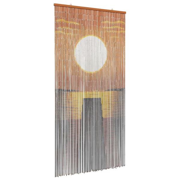 Insektentürvorhang Mehrfarbig 200 x 100 cm Bambus