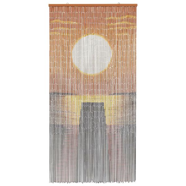 Insektentürvorhang Mehrfarbig 200 x 100 cm Bambus