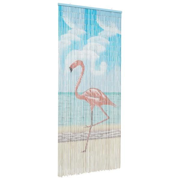 Insektentürvorhang Mehrfarbig 200 x 90 cm Bambus
