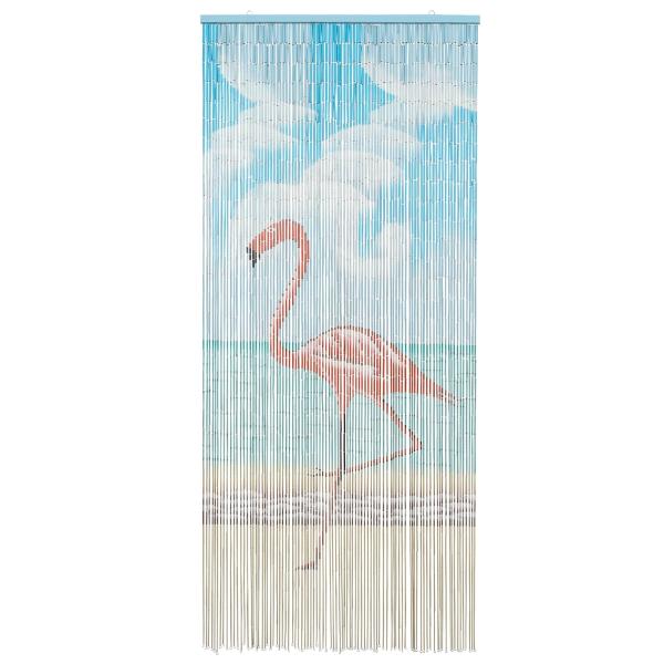 Insektentürvorhang Mehrfarbig 200 x 90 cm Bambus