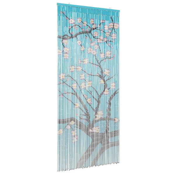 Insektentürvorhang Mehrfarbig 200 x 90 cm Bambus
