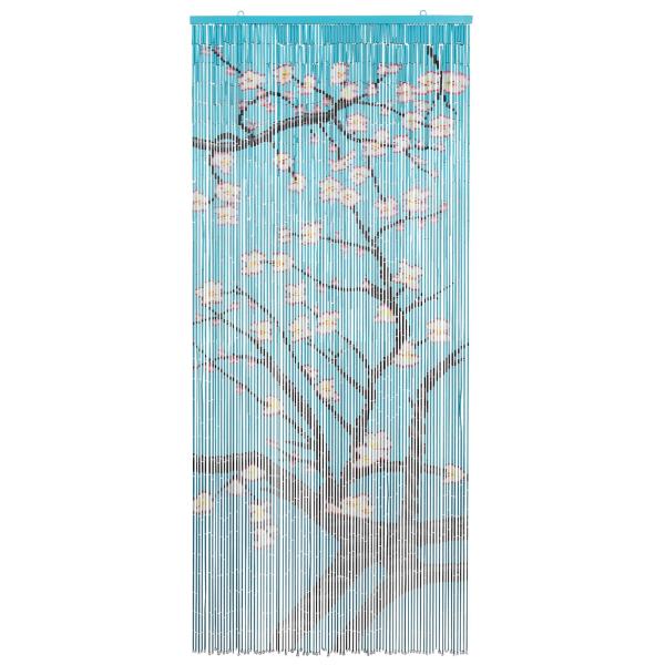 Insektentürvorhang Mehrfarbig 200 x 90 cm Bambus