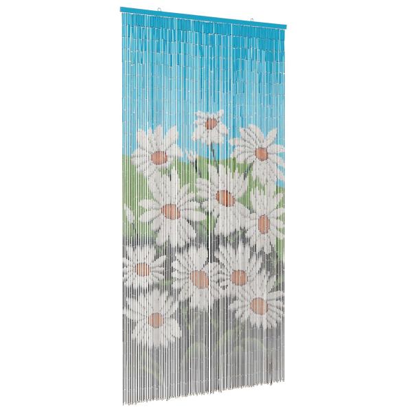 Insektentürvorhang Mehrfarbig 200 x 100 cm Bambus