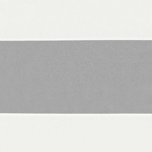Sonnensegel Hellgrau und Weiß 4,5 x 2 m 100 % Polyester Oxford