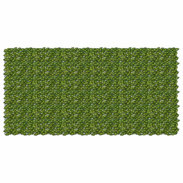 ARDEBO.de - Balkonsichtschutz mit Blättern Grün und Gelb 300 x 150 cm