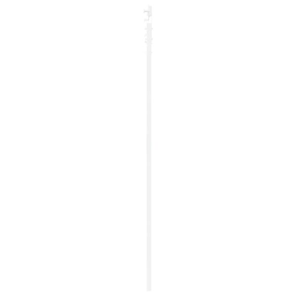 Schiebetür ORKDAL Weiß 93 x 211 cm Massivholz Kiefer und Glas