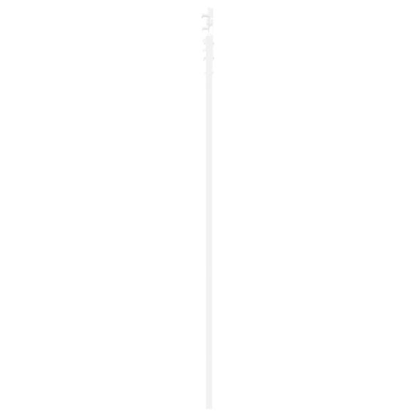Schiebetür ORKDAL Weiß 93 x 211 cm Massivholz Kiefer und Glas