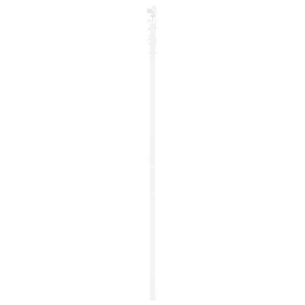 Schiebetür Weiß 93 x 211 cm Massivholz Kiefer und Glas