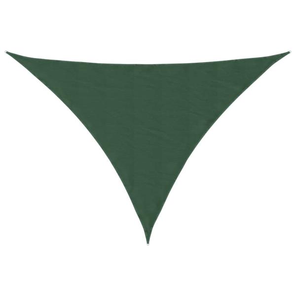 Sonnensegel Oxford-Gewebe Dreieckig 3,5x3,5x4,9 m Dunkelgrün
