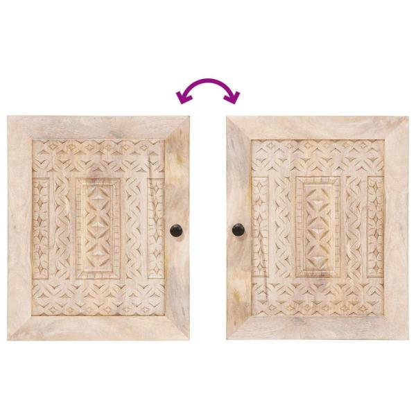 Badezimmermöbel-Set mit Schubladen 4 pcs Weiß Holzwerkstoff