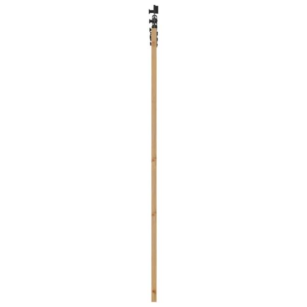 Schiebetür ORKDAL Natürlich und Schwarz 73,5 x 198,5 cm