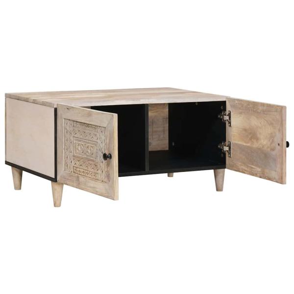 Couchtisch Weiß 80 x 54 x 40 cm Holzwerkstoff