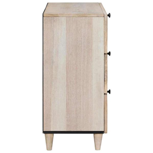 Nachttisch Weiß 50 x 33 x 62 cm Holzwerkstoff