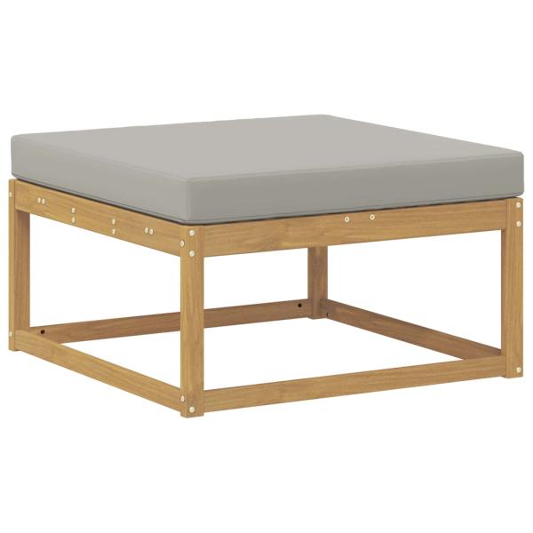 Outdoor-Fußhocker Polyester Weiß