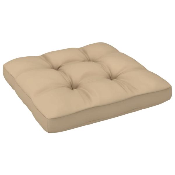 4-tlg. Paletten-Lounge-Set Weiß Imprägniertes Kiefernholz