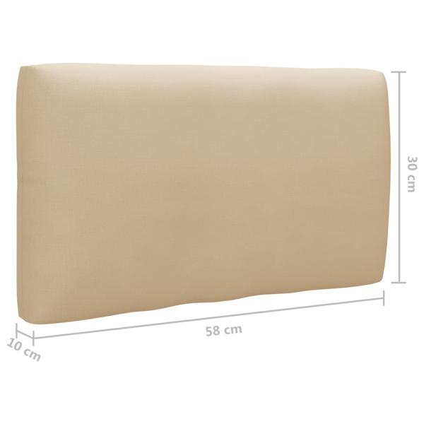 4-tlg. Paletten-Lounge-Set Weiß Imprägniertes Kiefernholz