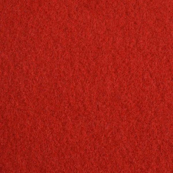 Teppich Uni Rot 1,2 x 12 m Polyester