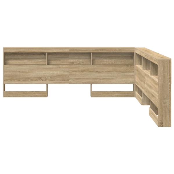 Aufbewahrungskopfteil Sonoma-Eiche 180 cm Holzwerkstoff
