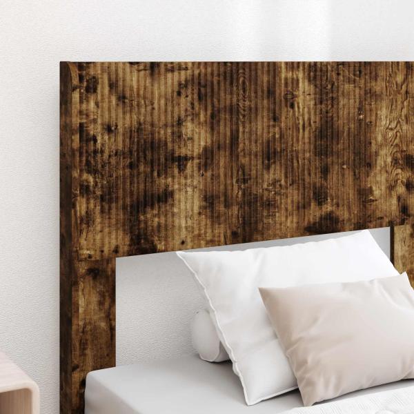 Bettgestell mit Stauraum und Kopfteil 2 Stk. Holzwerkstoff