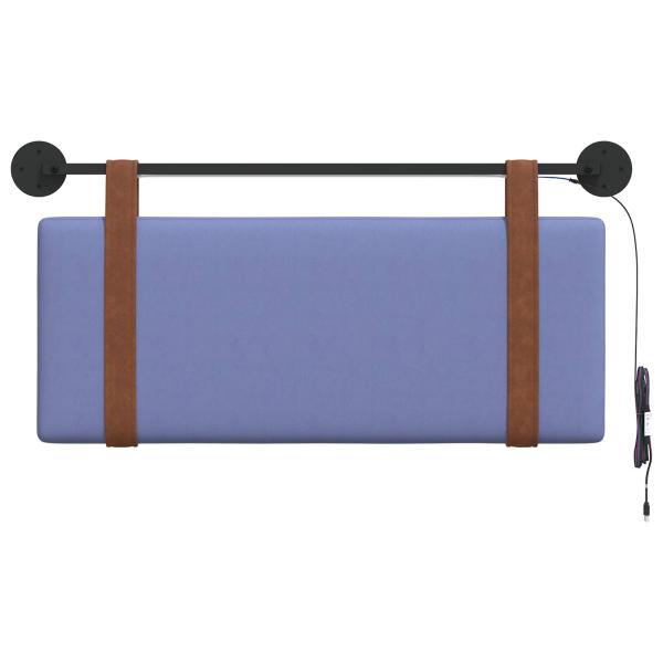 Hängendes Kopfteil Mit LED Licht Jeans blau Antikes PU