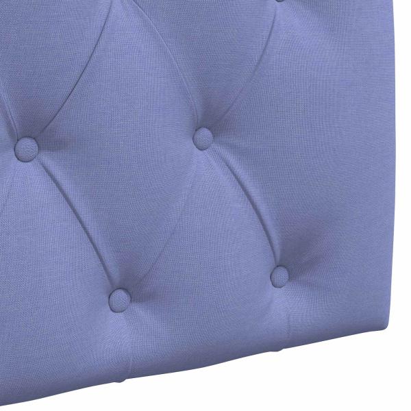 Hängendes Kopfteil Mit LED Licht Jeans blau Stoff