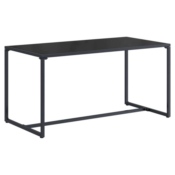 Gartensofa-set 4 stk. Schwarz und Anthrazit Stahl