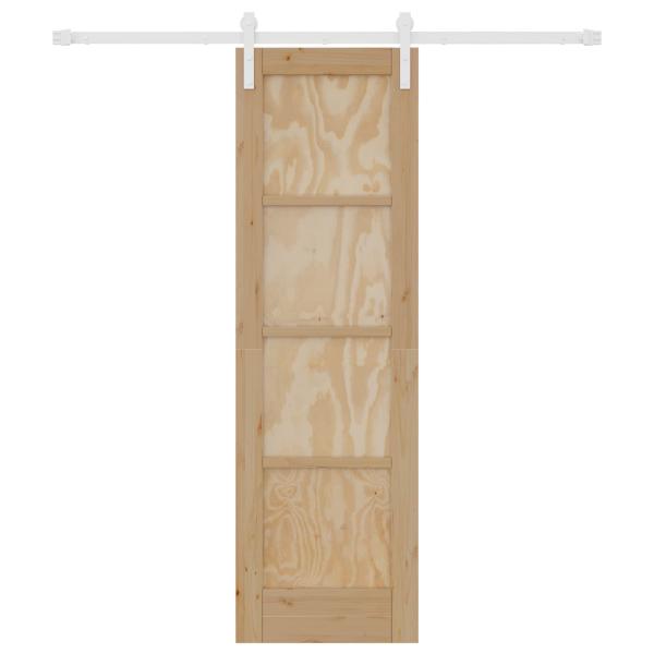 Schiebetür 61 x 198,5 cm Massives Kiefernholz