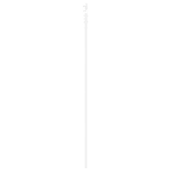 Schiebetür 83 x 232 cm Massives Kiefernholz Weiß