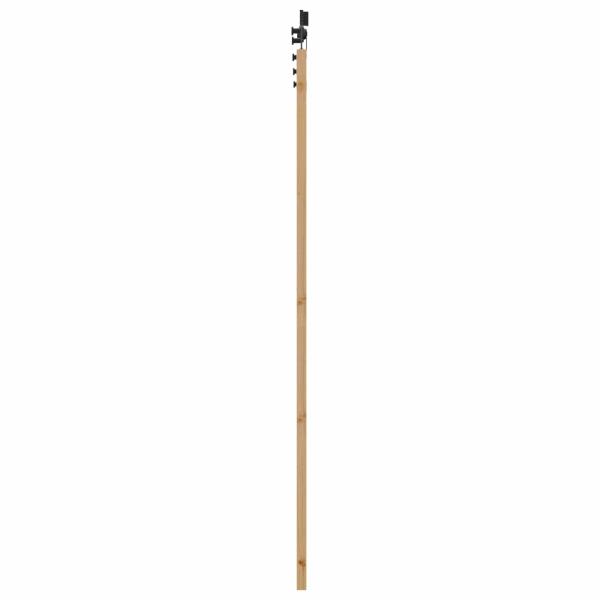 Schiebetür Natürlich und Schwarz 86 x 211 cm