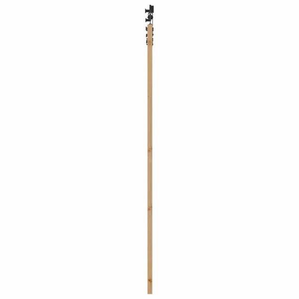 Schiebetür Natürlich und Schwarz 86 x 211 cm