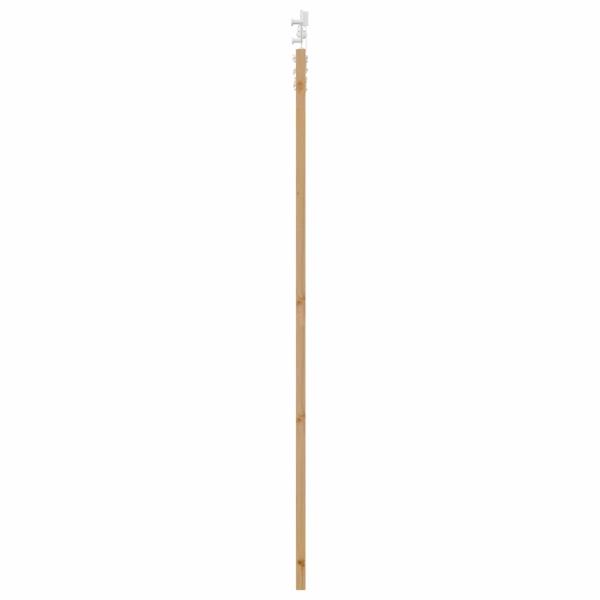 Schiebetür Natürlich und Weiß 86 x 211 cm Massives Kiefernholz